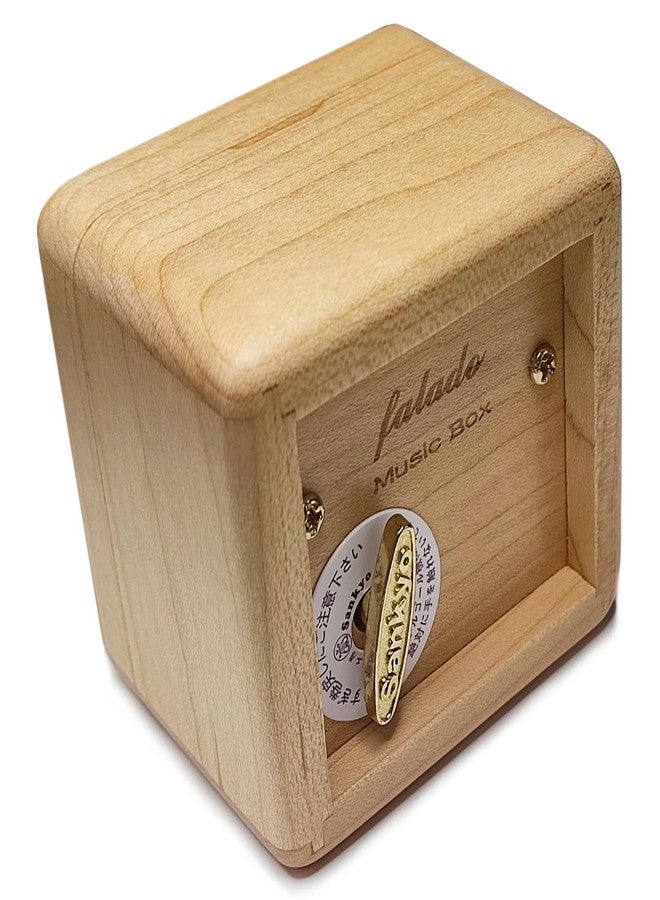 falado Natural Solid Wood Laser Engraved You are My Sunshine Music Box, Mini Photo Frame Musical Box, Tune of You are My Sunshine. (Maple Wood) - Image 4